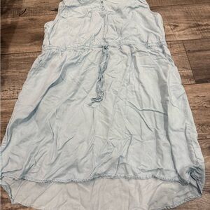 Time and Tru Light Blue Midi Dress